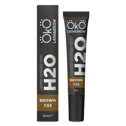 Краска для бровей и ресниц ОКО Liquid Hybrid Tint Н2О Brown 7.62, 15 мл