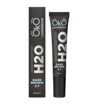 Краска для бровей и ресниц ОКО Liquid Hybrid Tint Н2О Dark brown 5.7, 15 мл
