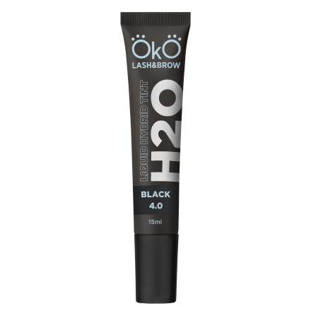 OKO Liquid Hybrid Tint H2O for eyebrows and eyelashes Black 4.0, 15 ml