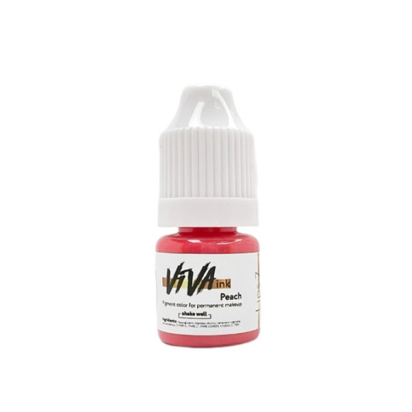Пігмент Viva Lips 7 Peach для перманентного макіяжу, 4 мл