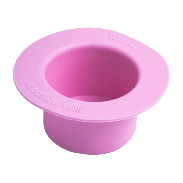 Silicone bowl for wax warmer SCULPTOR, (pink)