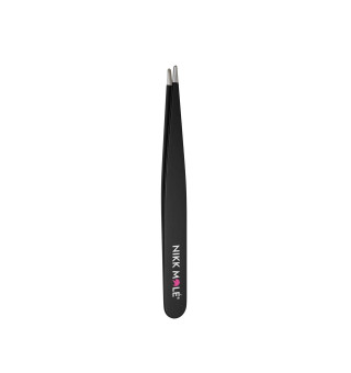 Nikk Mole eyebrow tweezers pointed (black)