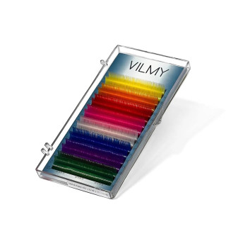 Kolorowe rzęsy 16 kresek VILMY 8color mix (CC 0.10 (11-12))