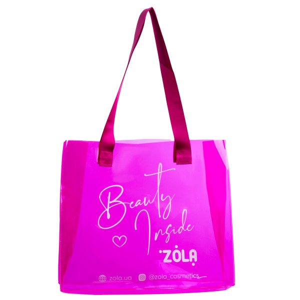 Różowa torba shopper ZOLA Beauty Inside