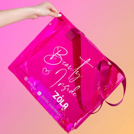 Różowa torba shopper ZOLA Beauty Inside