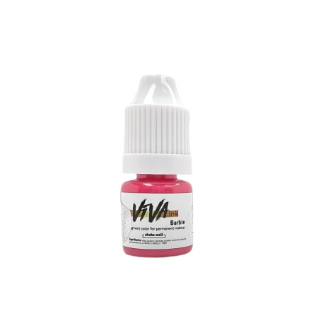 Pigment Viva Lips 2 Barbie for permanent makeup, 4 ml