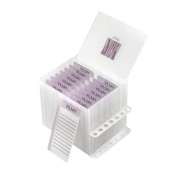 Large VILMY box for 14 eyelash pads without ring
