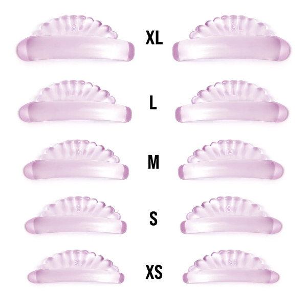 Sinart Silicone Curlers Pink Jelly for eyelash curling