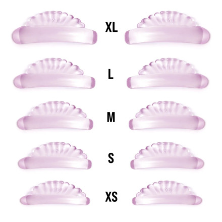 Sinart Silicone Curlers Pink Jelly for eyelash curling