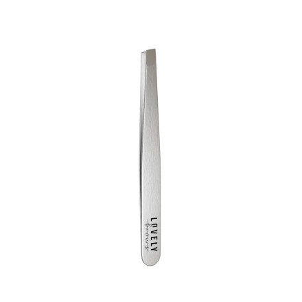 Pęseta do brwi Lovely Brows klasyczna (srebrna)