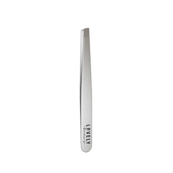 Pęseta do brwi Lovely Brows klasyczna (srebrna)