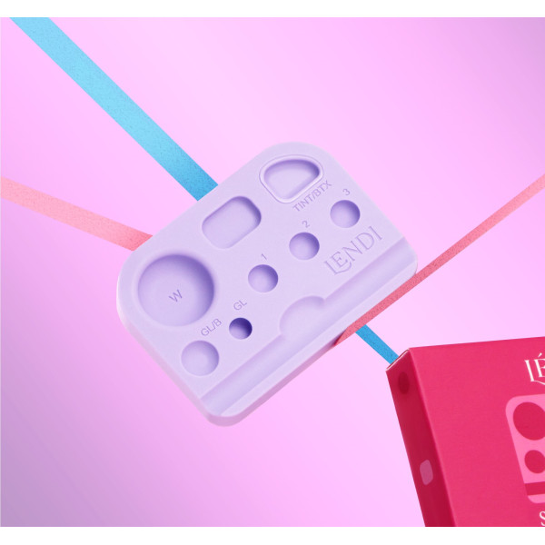 Silicone palette of lamimaker Lendi (purple)