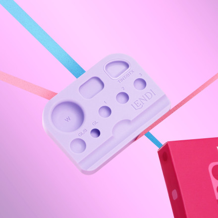 Silicone palette of lamimaker Lendi (purple)