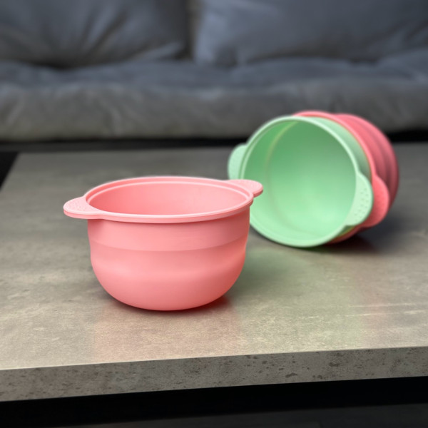 Silicone bowl for wax melter, 400 ml (mint)