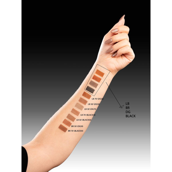 Краска для бровей и ресниц ZOLA TATTOO TINT Black, 15 мл