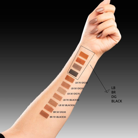 Краска для бровей и ресниц ZOLA TATTOO TINT Black, 15 мл