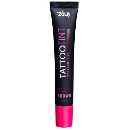 Краска для бровей и ресниц ZOLA TATTOO TINT Brown, 15 мл