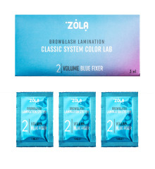 ZOLA Color Lab Набор в саше 02 Volume Blue Fixer (3 х 1 мл)