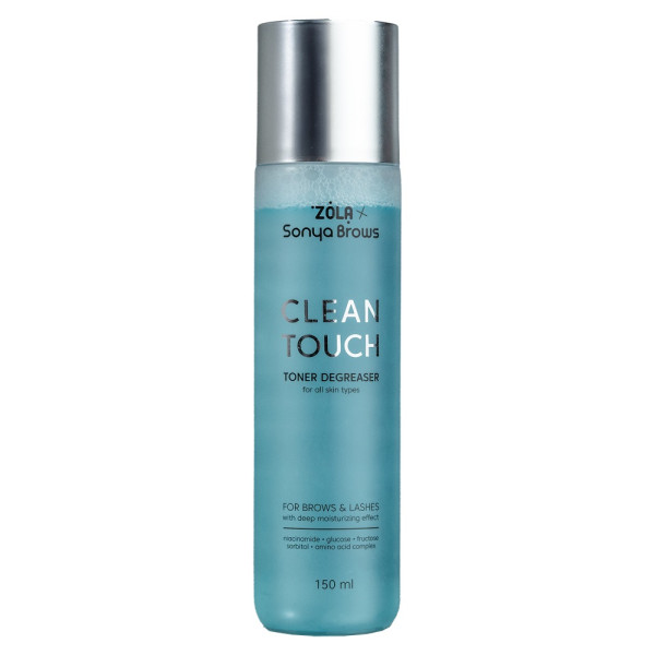 ZOLA x Sonya Brows Clean Touch eyebrow and eyelash toner & degreaser, 150 ml