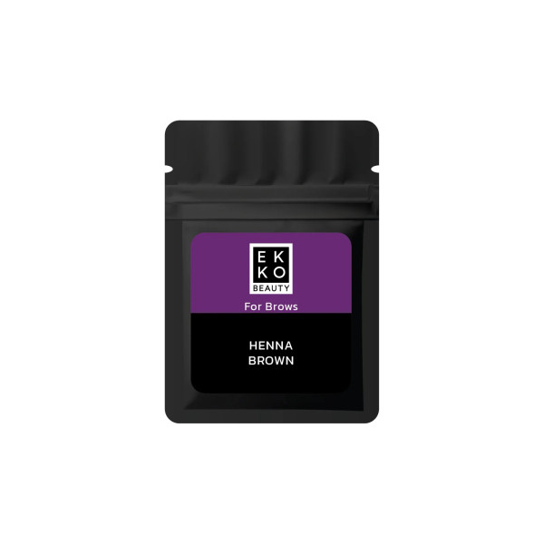 Хна для бровей в саше Ekko Beauty Brown, 7 г
