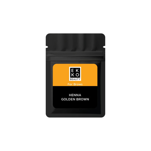 Henna do brwi w saszetce Ekko Beauty Golden Brown, 7 g