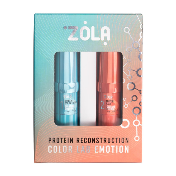 Набір для ламінування ZOLA EMOTION COLOR LAB BROW&LASH PROTEIN RECONSTRUCTION SYSTEM, 2*10 мл