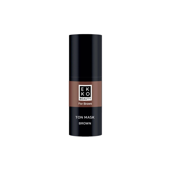 Тонирующая маска для бровей Ekko Beauty коричневая, 10 мл