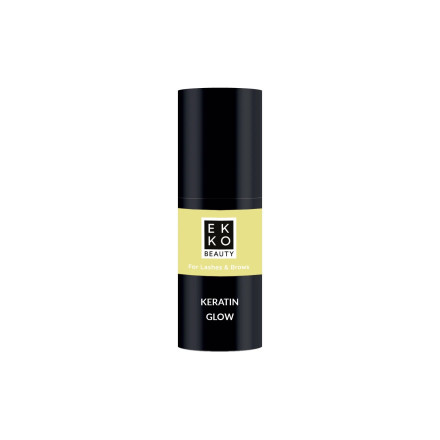 Уходовое кератиновое средство для бровей и ресниц Ekko Beauty Keratin Glow, 10 мл