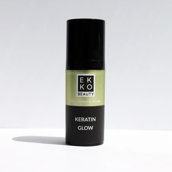Уходовое кератиновое средство для бровей и ресниц Ekko Beauty Keratin Glow, 10 мл