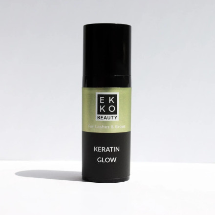 Уходовое кератиновое средство для бровей и ресниц Ekko Beauty Keratin Glow, 10 мл