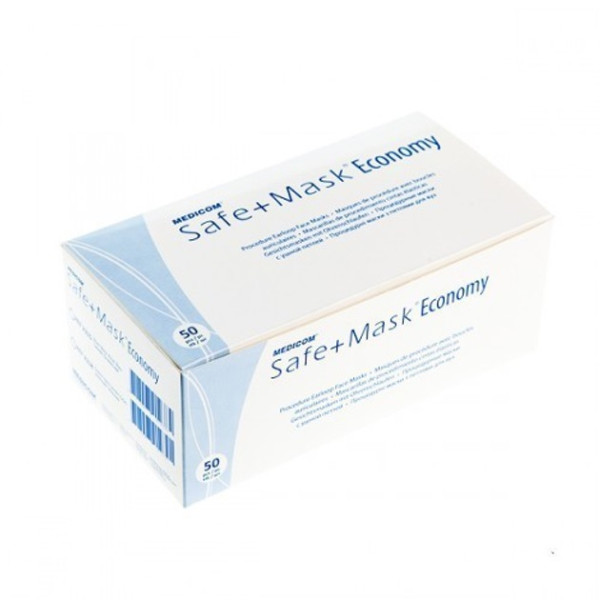 Black three-layer masks, 50 pcs/pack
