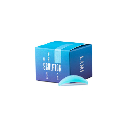 Set of lash lifting shields SCULPTOR OPEN LOOK 2.0, 4 pairs, MIX, Aqua