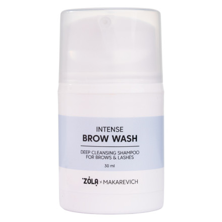 ZOLA x Makarevich Deep Cleansing Shampoo for Brows & Lashes Intense Brow Wash, 30 ml