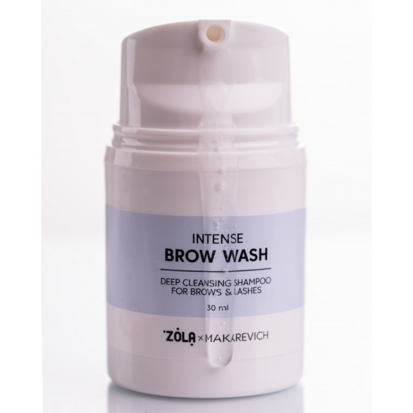 ZOLA x Makarevich Deep Cleansing Shampoo for Brows & Lashes Intense Brow Wash, 30 ml
