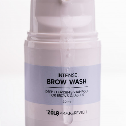 ZOLA x Makarevich Deep Cleansing Shampoo for Brows & Lashes Intense Brow Wash, 30 ml