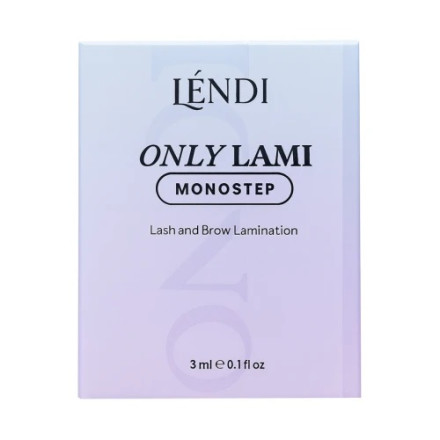 Состав для ламинирования ресниц и бровей Lendi MONOSTEP OnlyLami, 3 мл