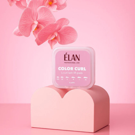 Силіконові валики для ламінування ELAN Color Curl, вигин L