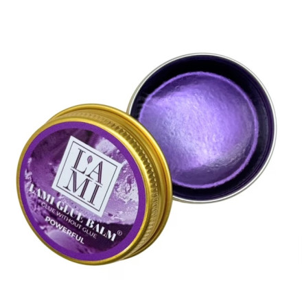 Glue for eyelash lamination "Without glue" Lami Lashes POWERFUL (purple, grape), 5 ml
