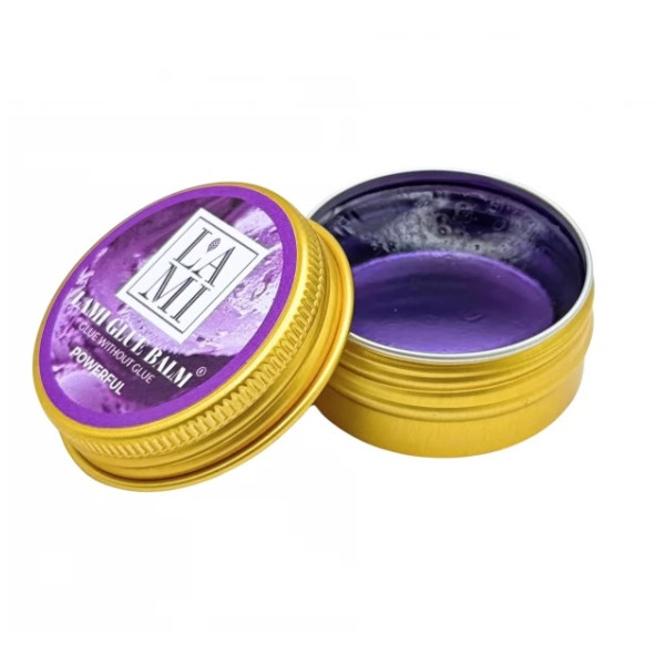 Glue for eyelash lamination "Without glue" Lami Lashes POWERFUL (purple, grape), 5 ml