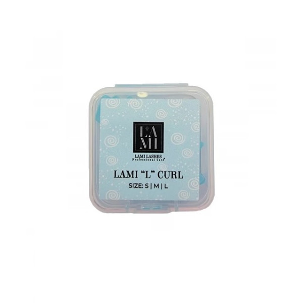 Набор валиков для ламинирования ресниц Lami Lashes L Curl голубые, 3 пары (S, M, L)
