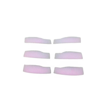Набор валиков для ламинирования ресниц Lami Lashes L Curl розовые блестки, 3 пары (S, M, L)