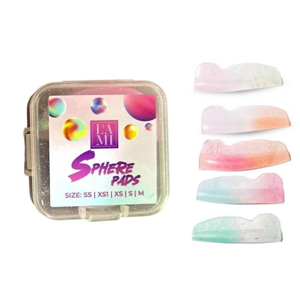 Zestaw wałeczków do laminacji rzęs Lami Lashes Lami Sphere 5 par (SS, XS1, XS, S, M)