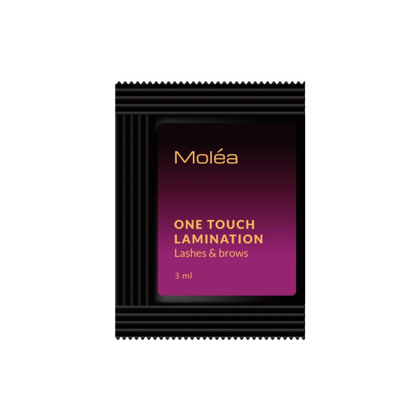 Мини набор для ламинирования бровей и ресниц Molea ONE TOUCH LAMINATION, 2*3 мл
