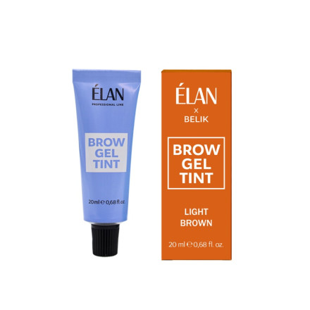 Гель-фарба для брів ELAN × BELIK Light Brown, 20 мл