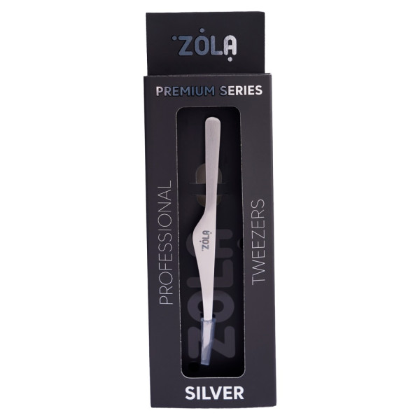 ZOLA Professional Eyebrow Tweezers Premium Series SILVER