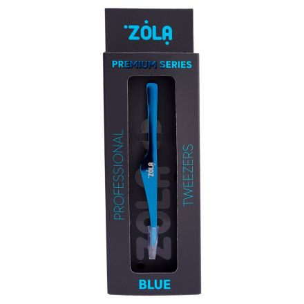 ZOLA Professional Eyebrow Tweezers Premium Series BLUE