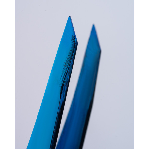 ZOLA Professional Eyebrow Tweezers Premium Series BLUE