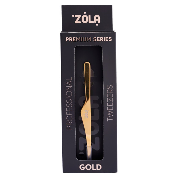 ZOLA Professional Eyebrow Tweezers Premium Series GOLD