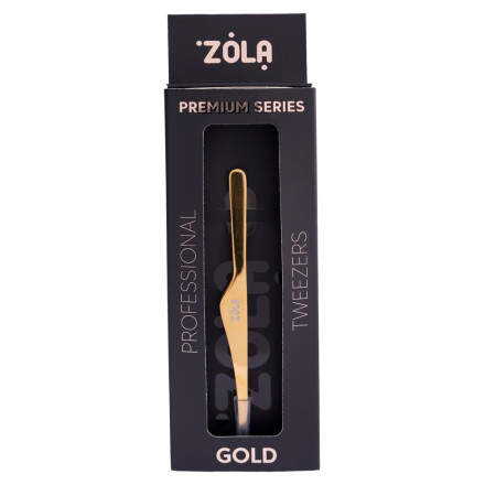 ZOLA Professional Eyebrow Tweezers Premium Series GOLD