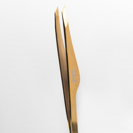 ZOLA Professional Eyebrow Tweezers Premium Series GOLD